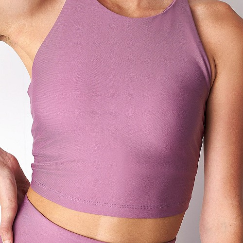 Γυναικείο Αμάνικο Crop Top με Στρογγυλή Λαιμόκοψη SUGARFREE