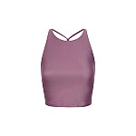 Γυναικείο Αμάνικο Crop Top με Στρογγυλή Λαιμόκοψη SUGARFREE