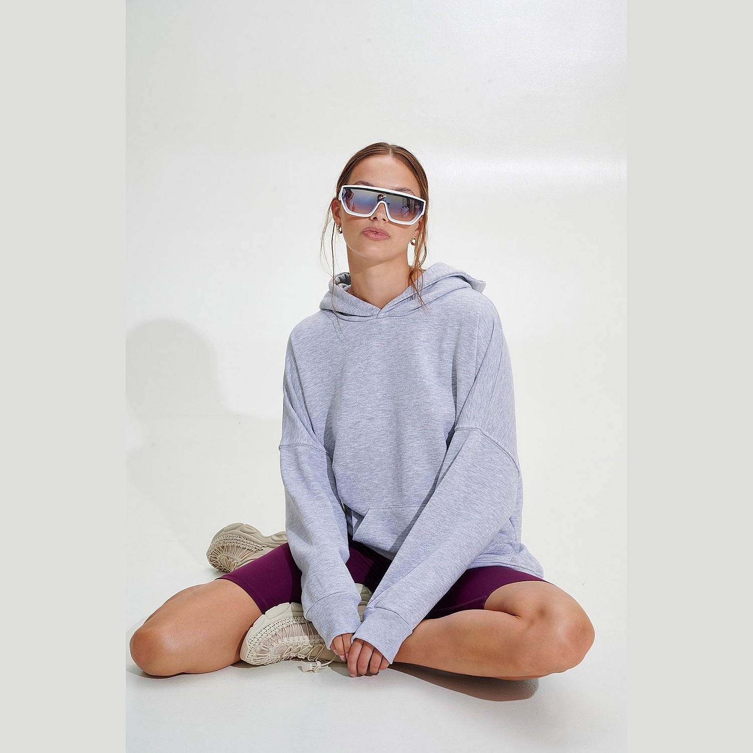 Γυναικείο Φούτερ με Κουκούλα Oversized SUGARFREE
