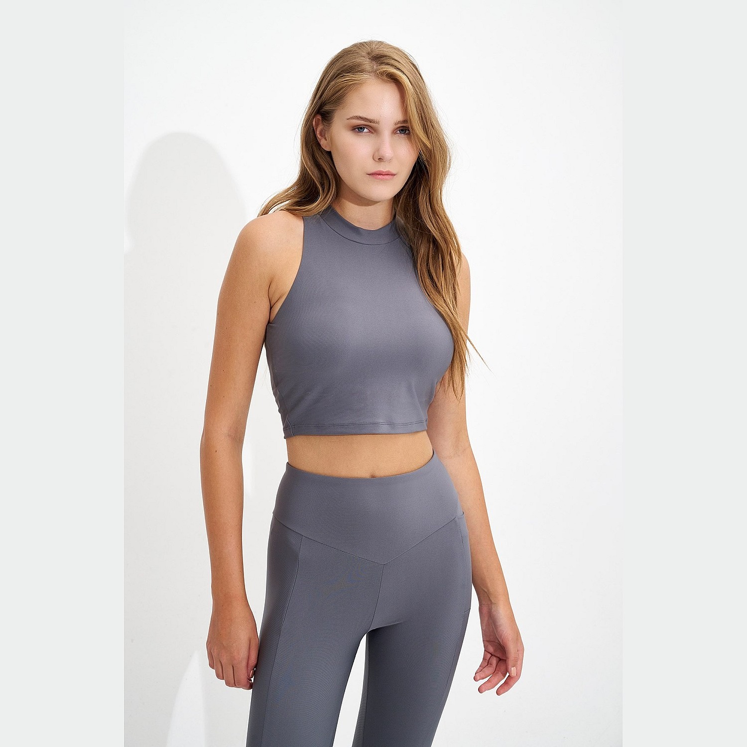 Γυναικείο Αμάνικο Τοπ Tank Top με Ψηλό Λαιμό SUGARFREE