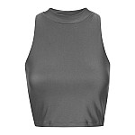 Γυναικείο Αμάνικο Τοπ Tank Top με Ψηλό Λαιμό SUGARFREE