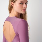 Γυναικείο Εφαρμοστό Μακρυμάνικο Crop Top SUGARFREE Γυναικείο Εφαρμοστό Μακρυμάνικο Crop Top SUGARFREE