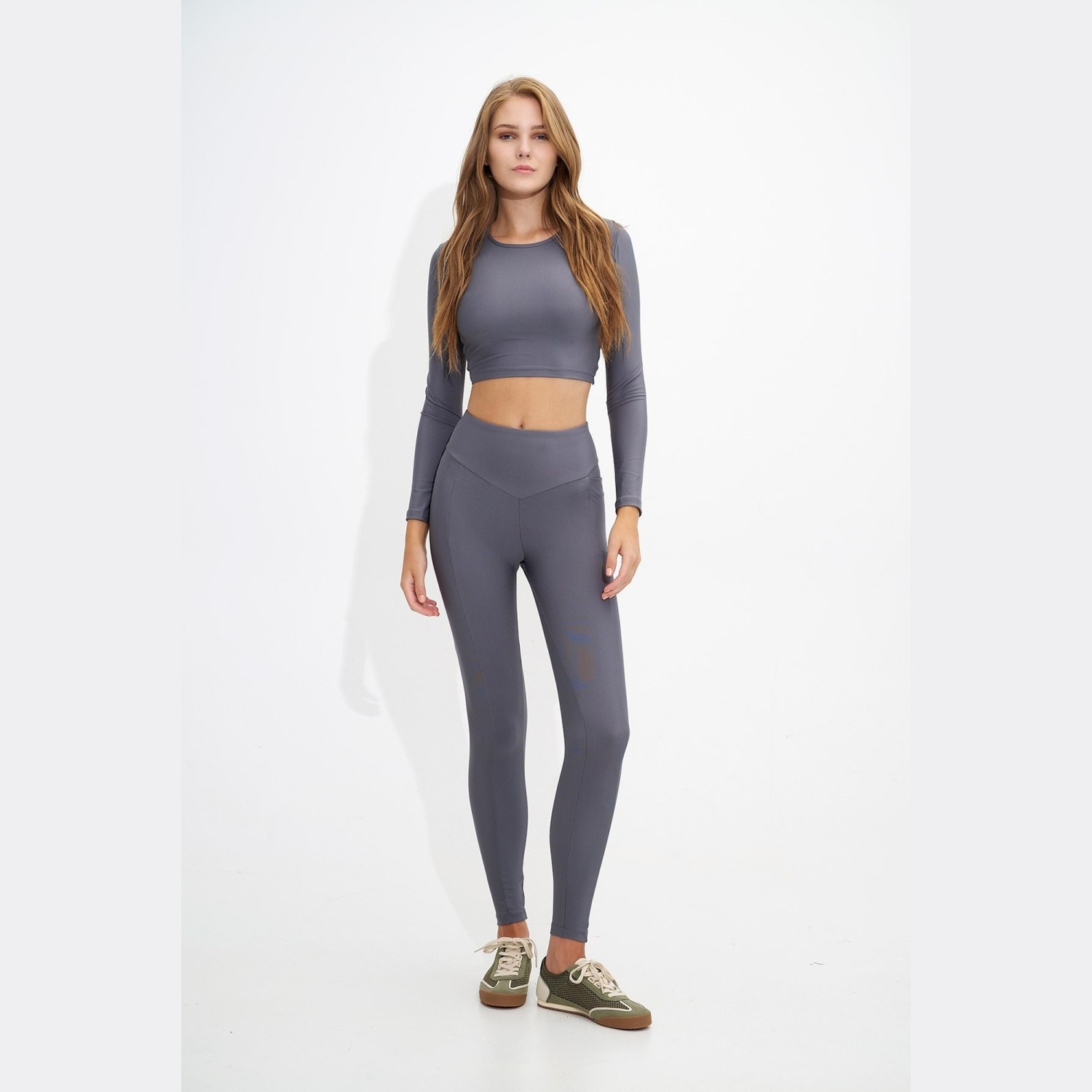 Γυναικείο Εφαρμοστό Μακρυμάνικο Crop Top SUGARFREE Γυναικείο Εφαρμοστό Μακρυμάνικο Crop Top SUGARFREE