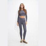Γυναικείο Εφαρμοστό Μακρυμάνικο Crop Top SUGARFREE Γυναικείο Εφαρμοστό Μακρυμάνικο Crop Top SUGARFREE