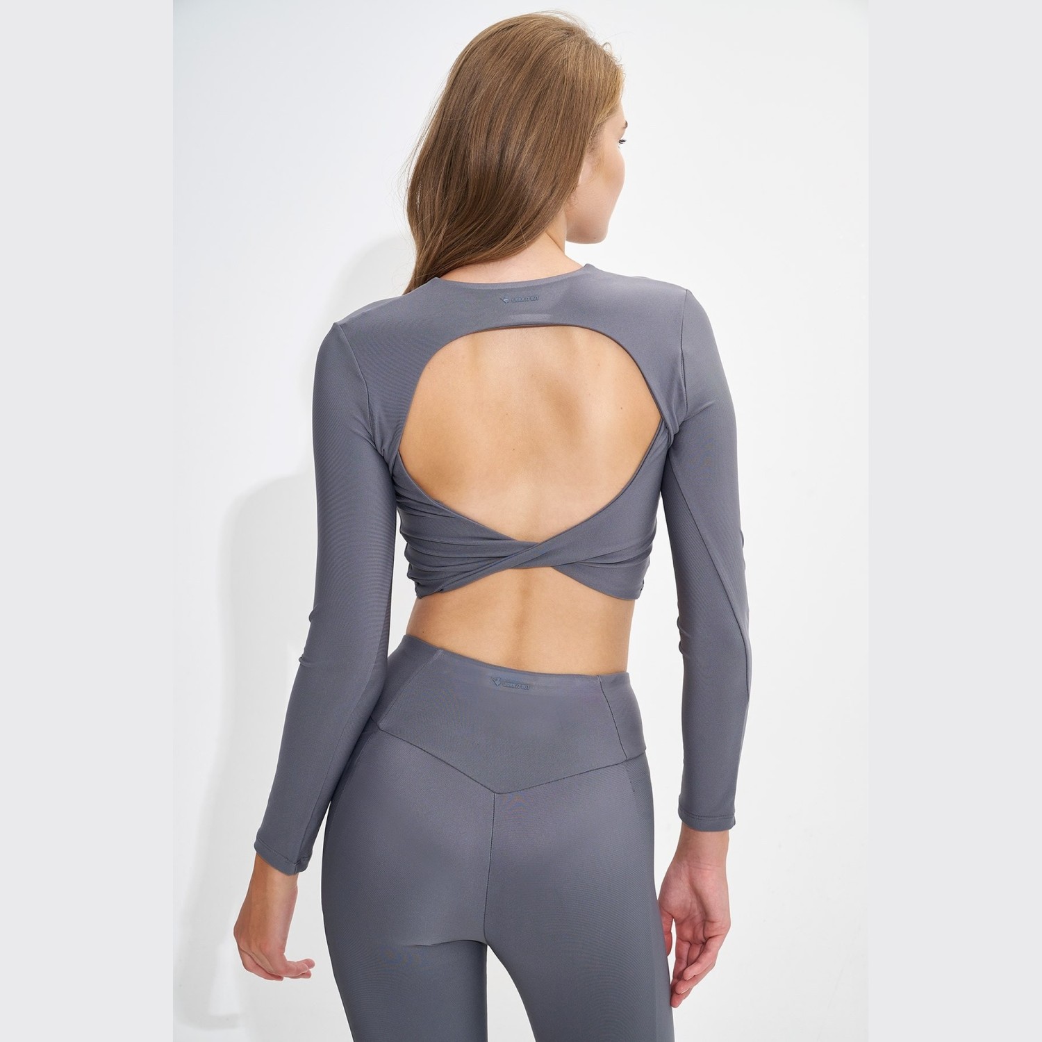 Γυναικείο Εφαρμοστό Μακρυμάνικο Crop Top SUGARFREE Γυναικείο Εφαρμοστό Μακρυμάνικο Crop Top SUGARFREE