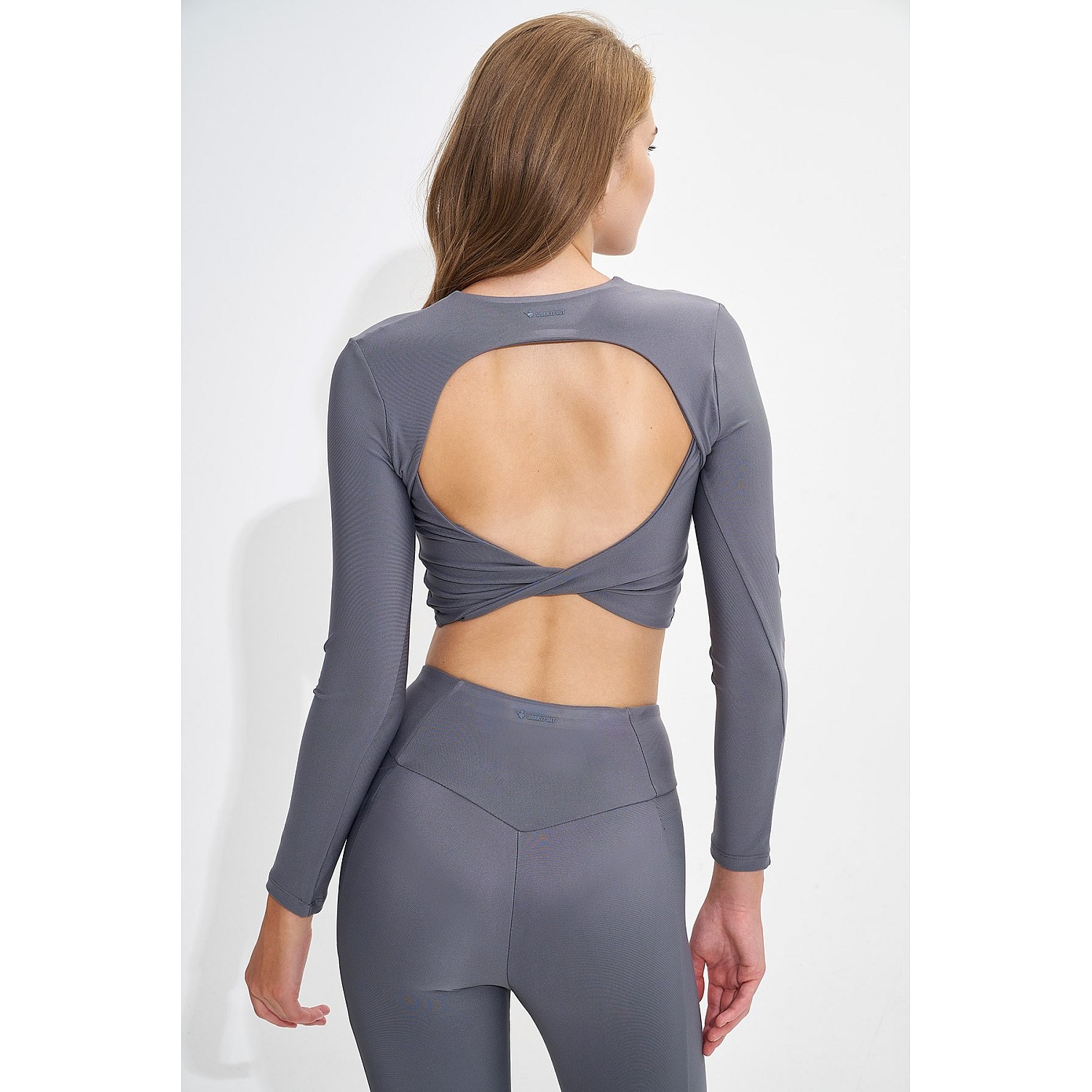 Γυναικείο Εφαρμοστό Μακρυμάνικο Crop Top SUGARFREE
