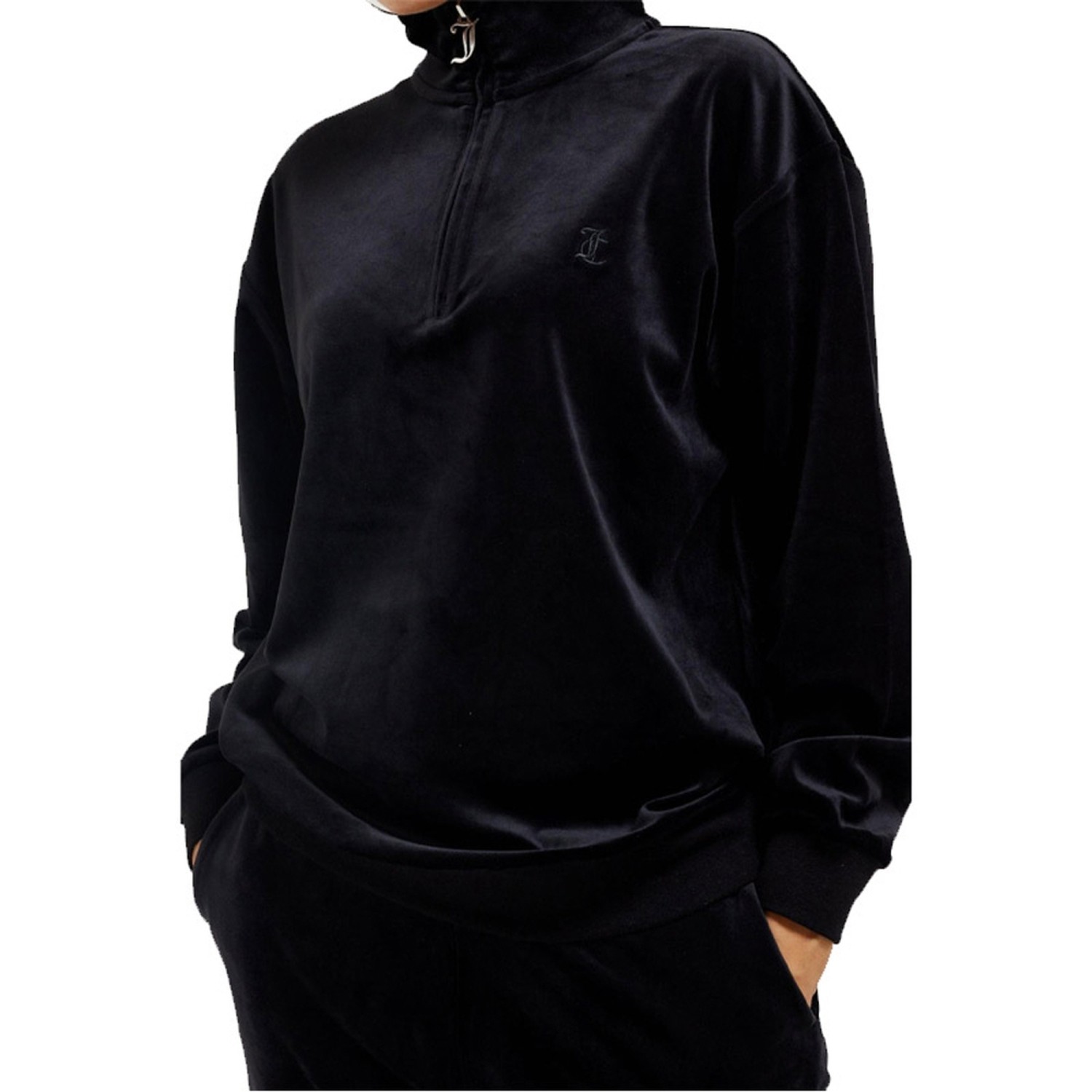 Γυναικεία Μπλούζα Φόρμας Half Zip JUICY COUTURE Γυναικεία Μπλούζα Φόρμας Half Zip JUICY COUTURE