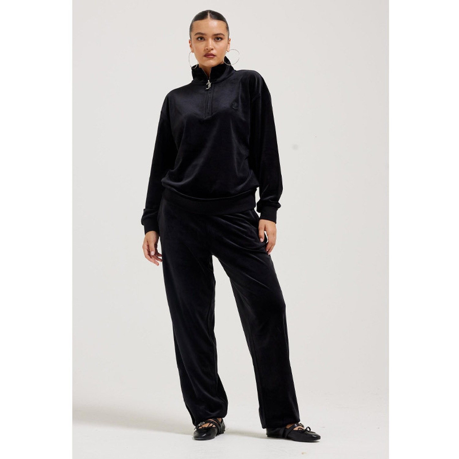 Γυναικεία Μπλούζα Φόρμας Half Zip JUICY COUTURE Γυναικεία Μπλούζα Φόρμας Half Zip JUICY COUTURE