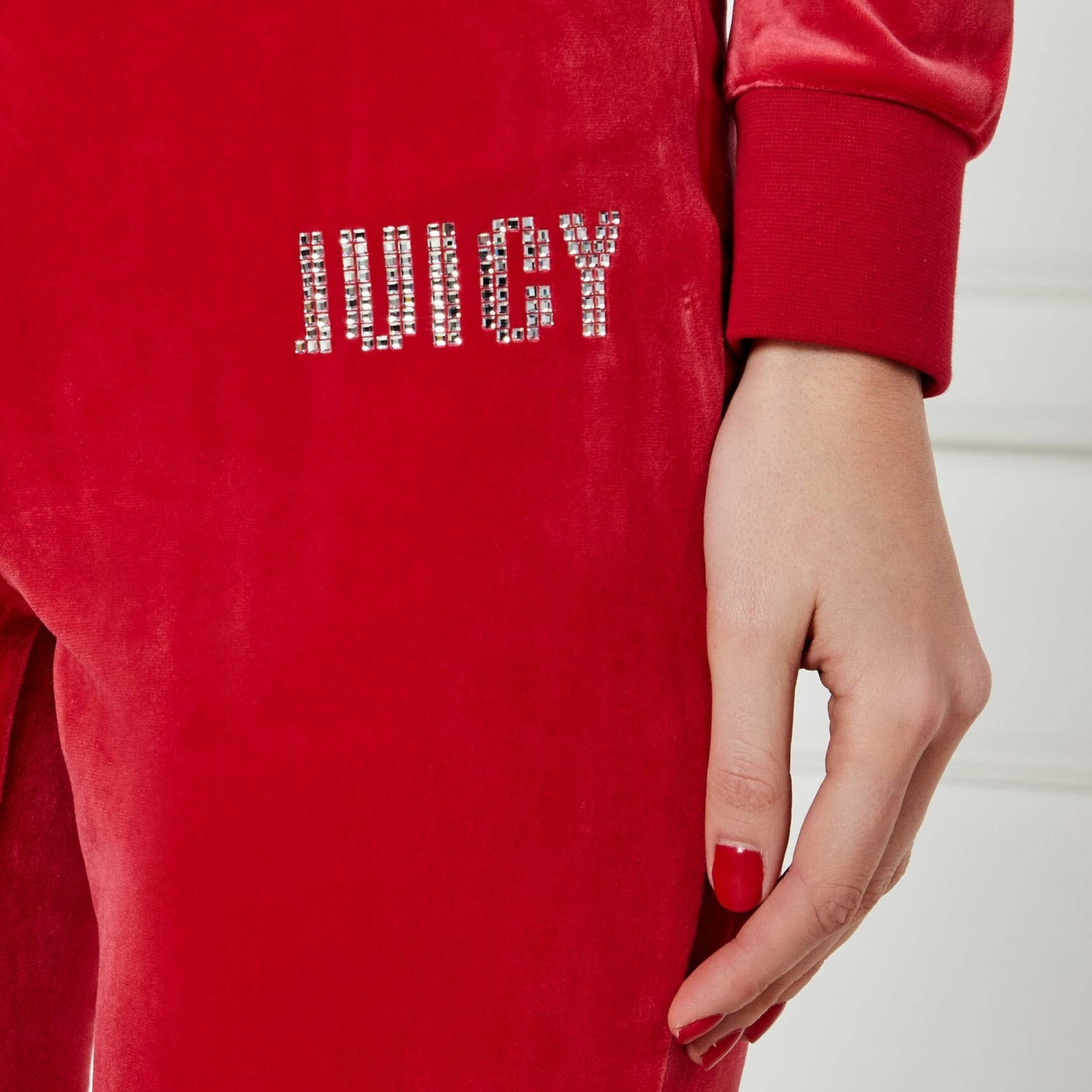 Γυναικείο Παντελόνι Φόρμας Velour με Λογότυπο JUICY COUTURE