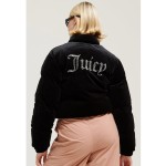Γυναικείο Cropped Μπουφάν Puffa Βελουτέ JUICY COUTURE Γυναικείο Cropped Μπουφάν Puffa Βελουτέ JUICY COUTURE