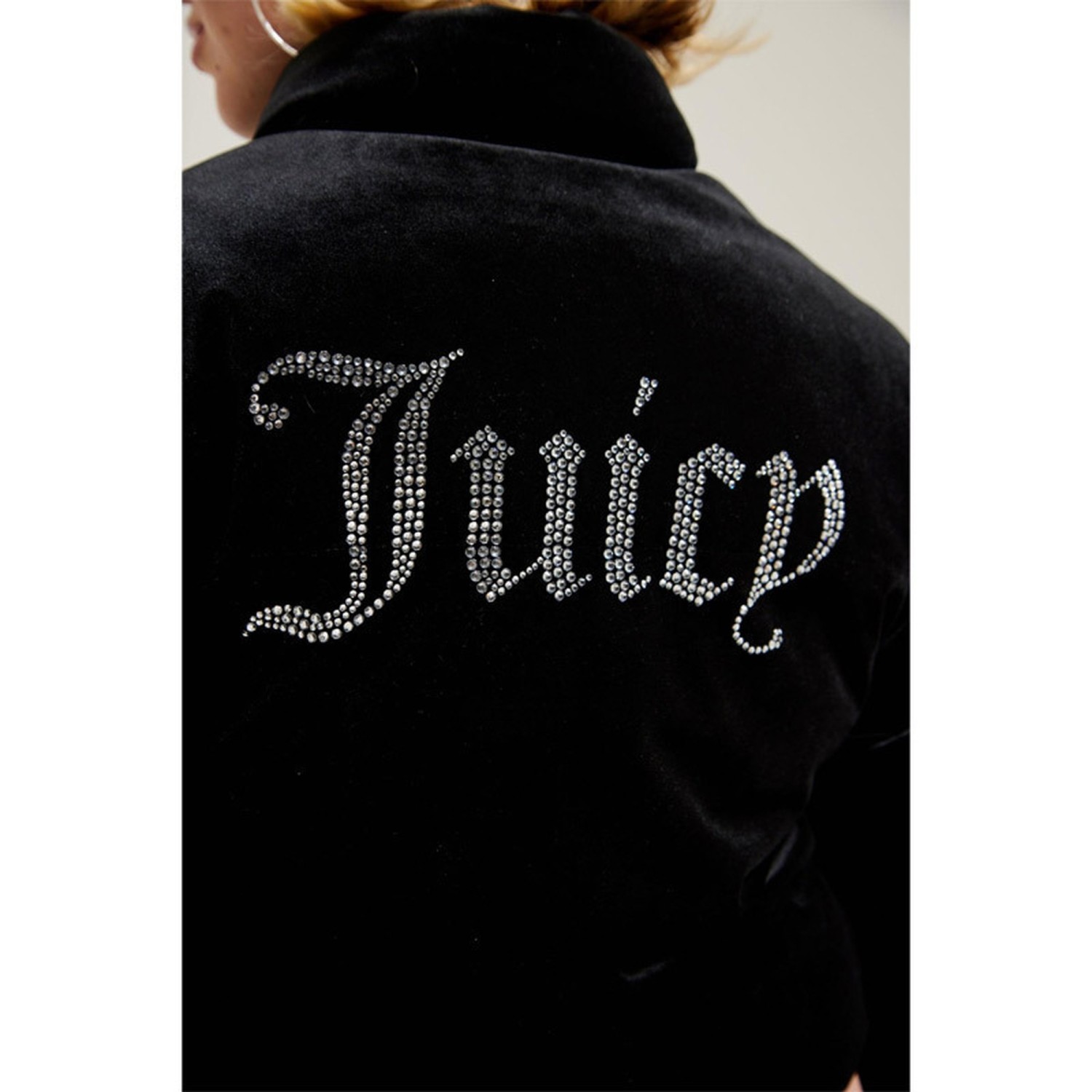 Γυναικείο Cropped Μπουφάν Puffa Βελουτέ JUICY COUTURE Γυναικείο Cropped Μπουφάν Puffa Βελουτέ JUICY COUTURE