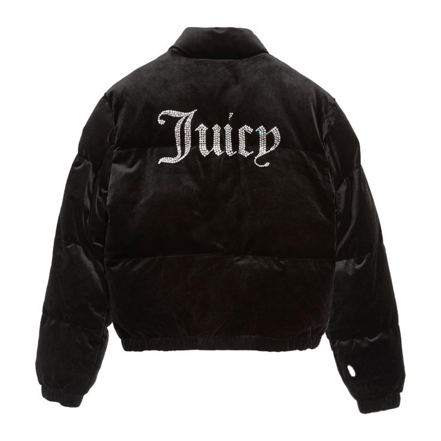 Γυναικείο Cropped Μπουφάν Puffa Βελουτέ JUICY COUTURE Γυναικείο Cropped Μπουφάν Puffa Βελουτέ JUICY COUTURE