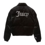 Γυναικείο Cropped Μπουφάν Puffa Βελουτέ JUICY COUTURE Γυναικείο Cropped Μπουφάν Puffa Βελουτέ JUICY COUTURE
