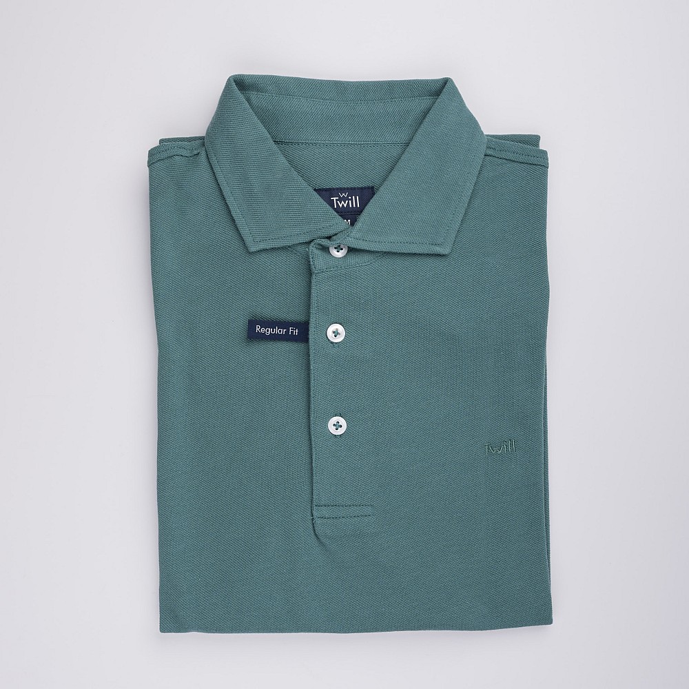 Unisex Πόλο Μπλούζα Μακρυμάνικη 100% Βαμβακερή TWILL