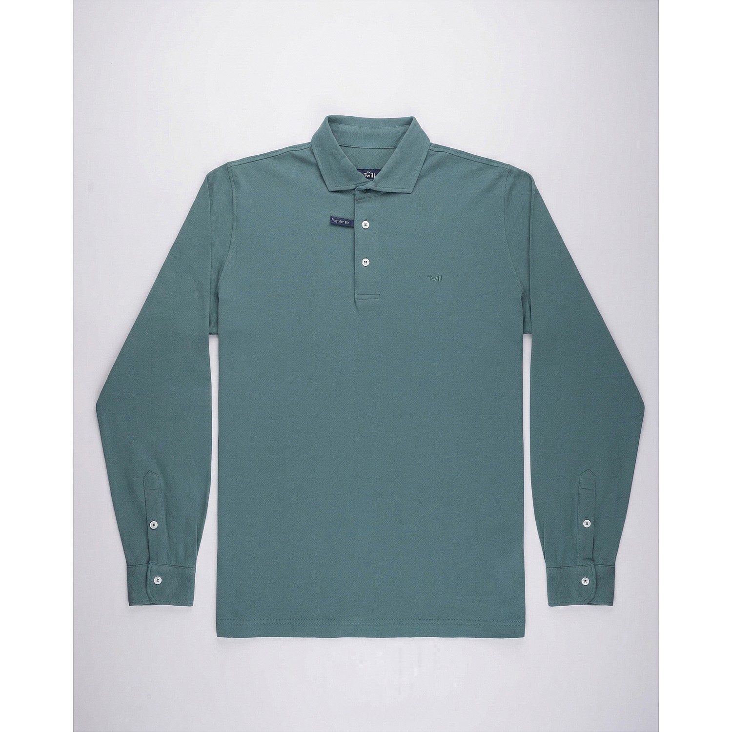 Unisex Πόλο Μπλούζα Μακρυμάνικη 100% Βαμβακερή TWILL