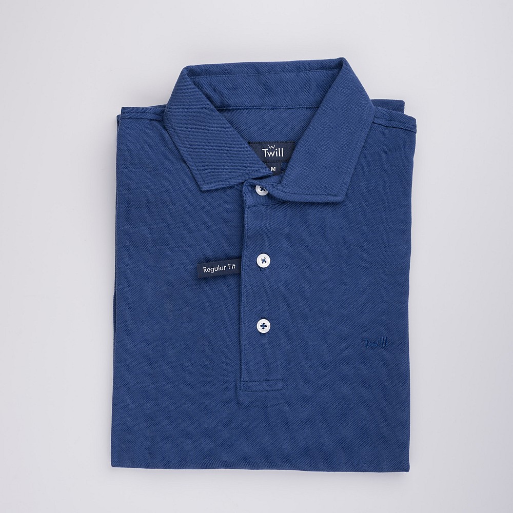 Unisex Μακρυμάνικο Πόλο από 100% Βαμβάκι TWILL