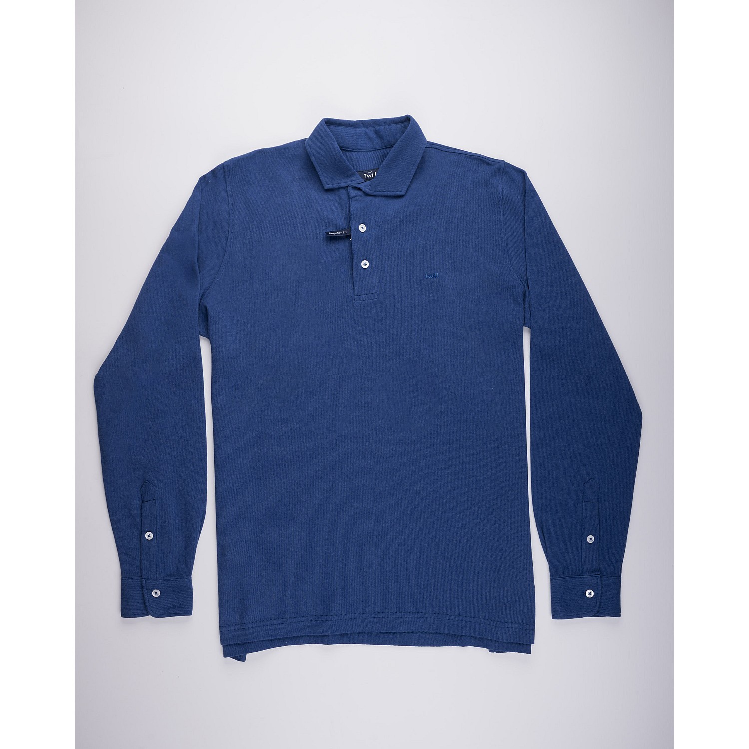 Unisex Μακρυμάνικο Πόλο από 100% Βαμβάκι TWILL