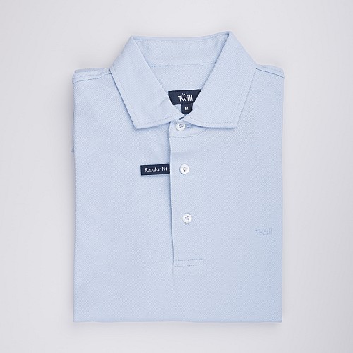 Unisex Κοντομάνικη Πόλο Μπλούζα 100% Βαμβάκι TWILL