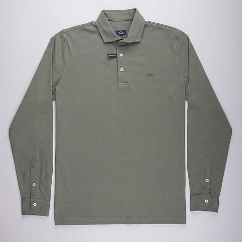 Unisex Πικέ Πόλο Μακρυμάνικο TWILL