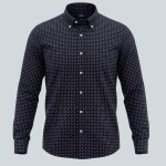 Unisex Sport Πουκάμισο με Print Κοντομάνικο TWILL