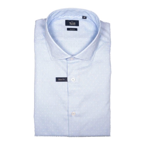 Unisex Μακρυμάνικο Βαμβακερό Πουκάμισο με Print TWILL