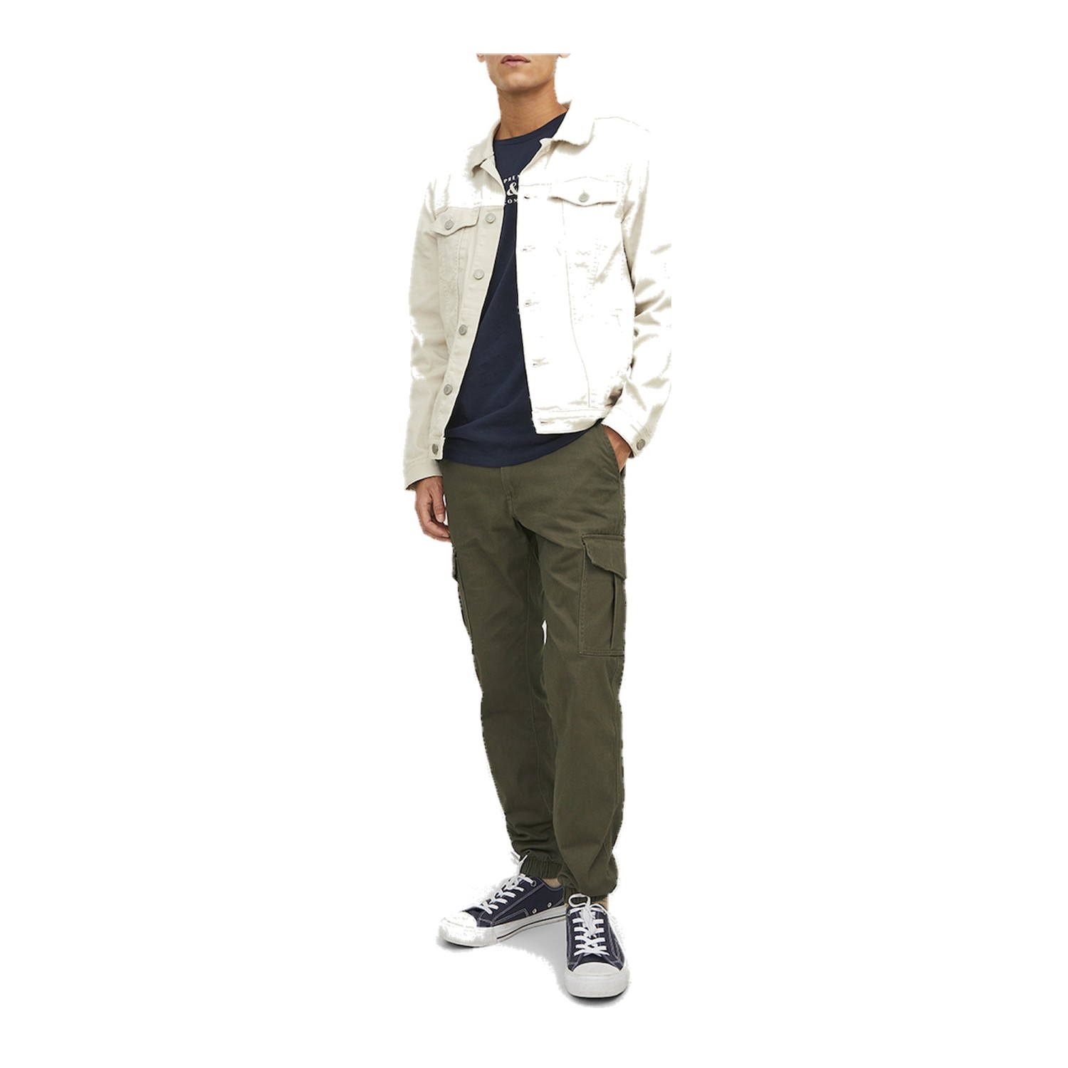 Ανδρικό Παντελόνι Cargo Slim Γραμμή JJ REBEL Ανδρικό Παντελόνι Cargo Slim Γραμμή JJ REBEL