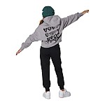 Unisex Φούτερ με Κουκούλα και Τύπωμα BODY ACTION