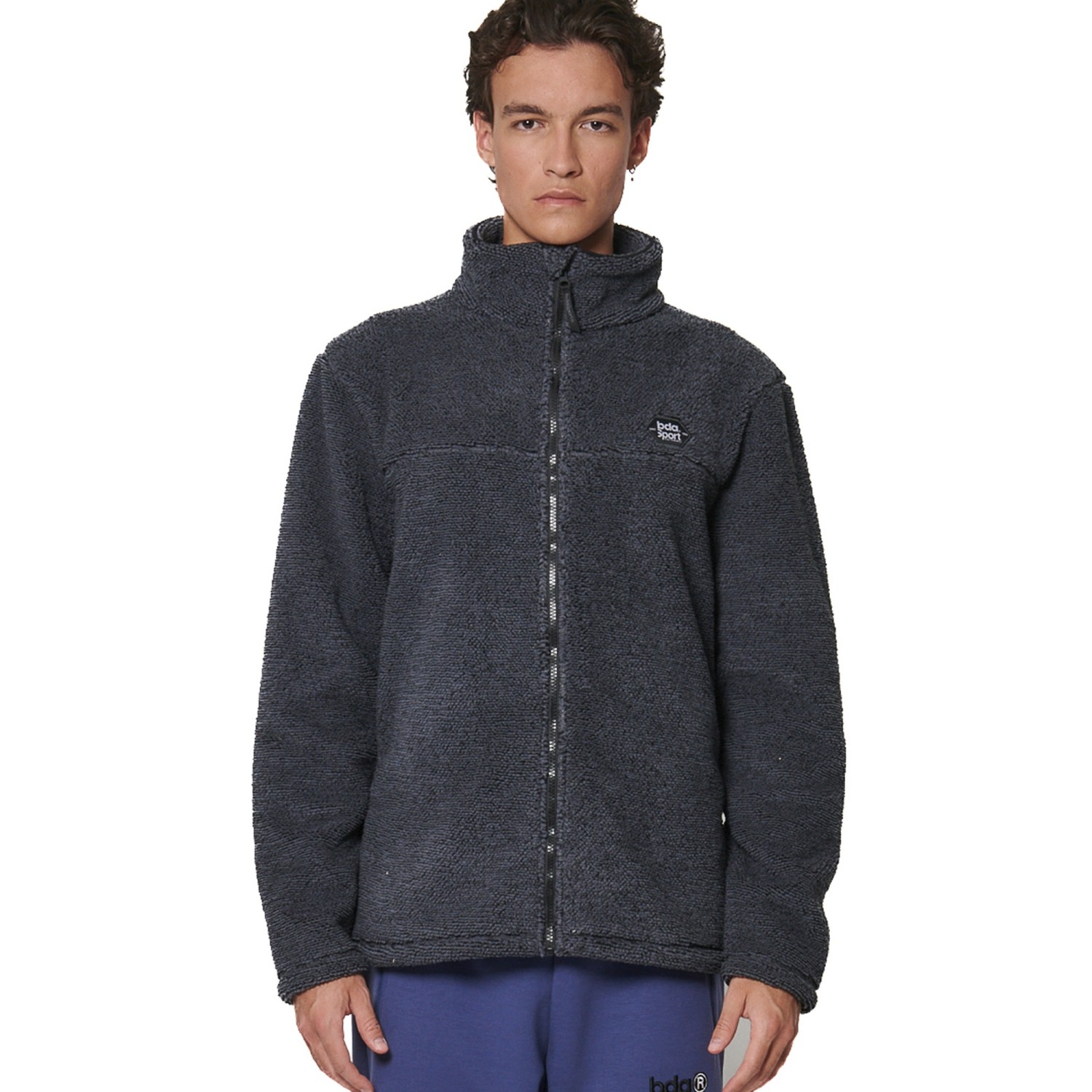 Unisex Ζακέτα Fleece Sherpa με Φερμουάρ BODY ACTION