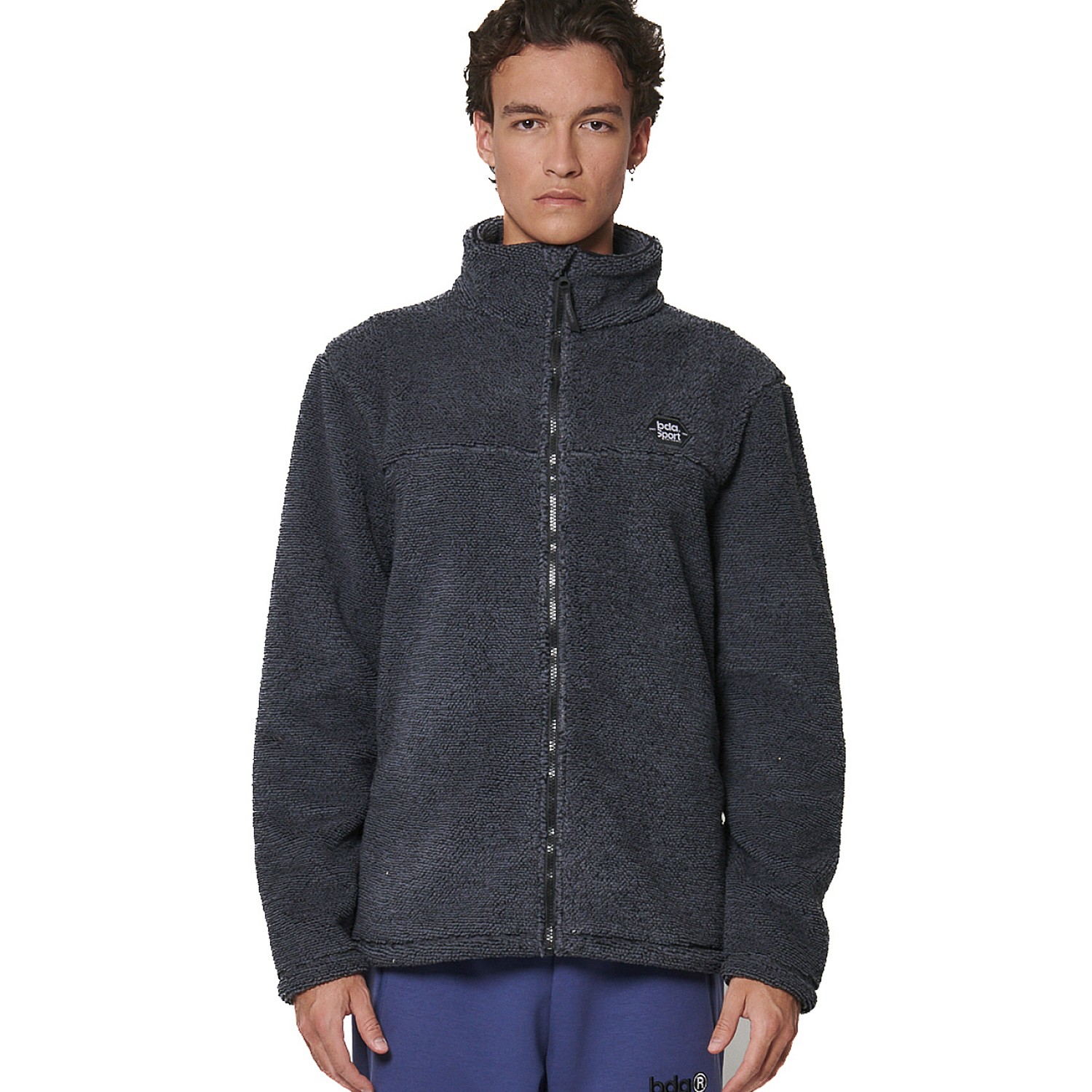 Unisex Ζακέτα Fleece Sherpa με Φερμουάρ BODY ACTION
