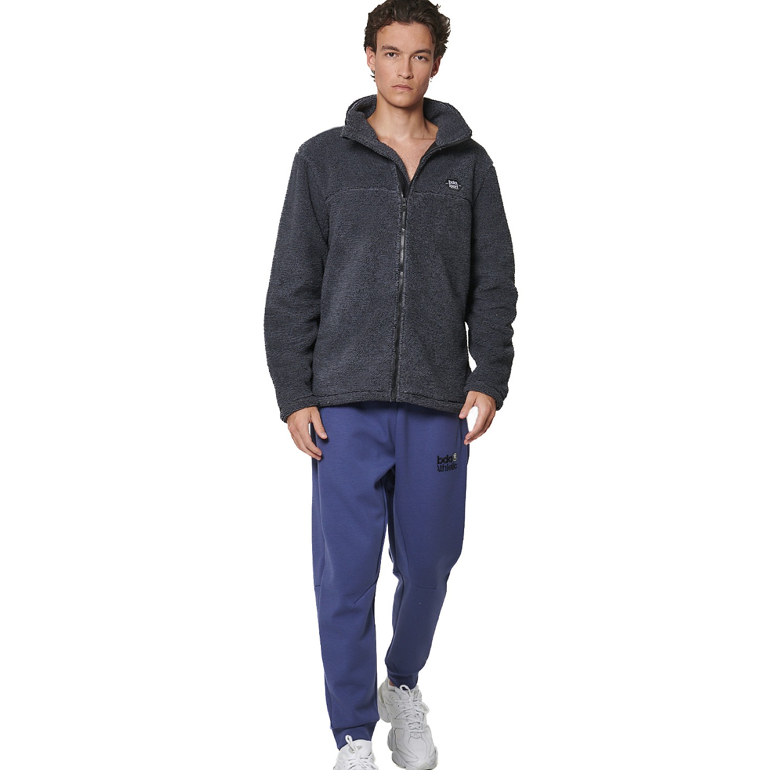 Unisex Ζακέτα Fleece Sherpa με Φερμουάρ BODY ACTION
