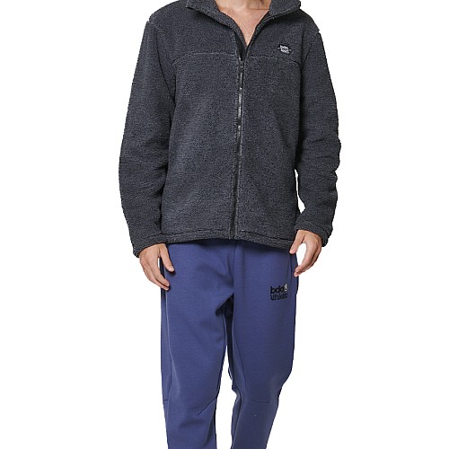 Unisex Ζακέτα Fleece Sherpa με Φερμουάρ BODY ACTION