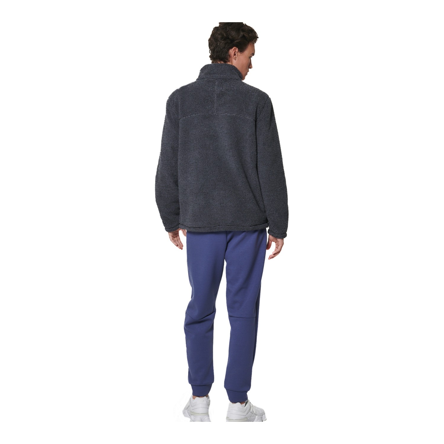 Unisex Ζακέτα Fleece Sherpa με Φερμουάρ BODY ACTION