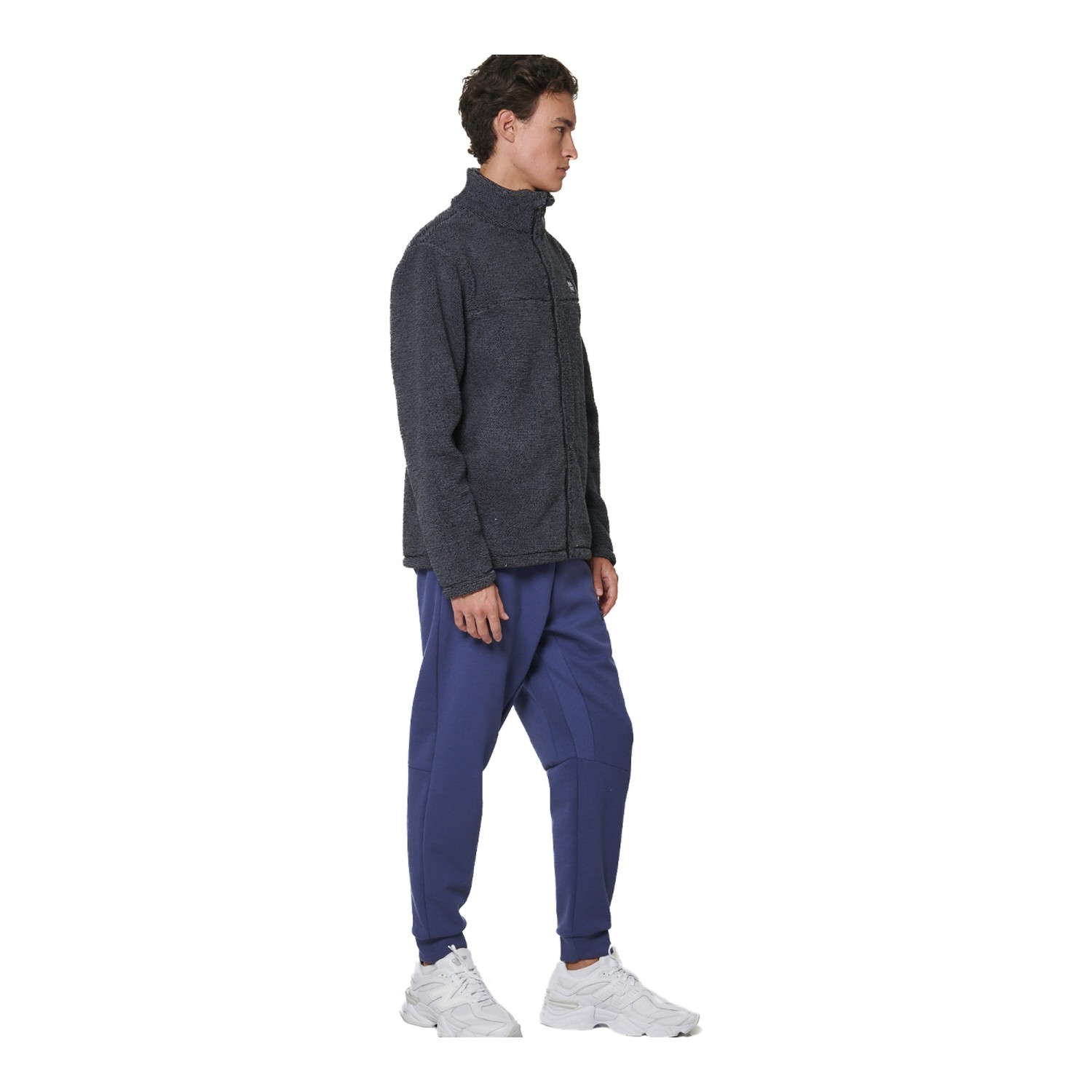 Unisex Ζακέτα Fleece Sherpa με Φερμουάρ BODY ACTION