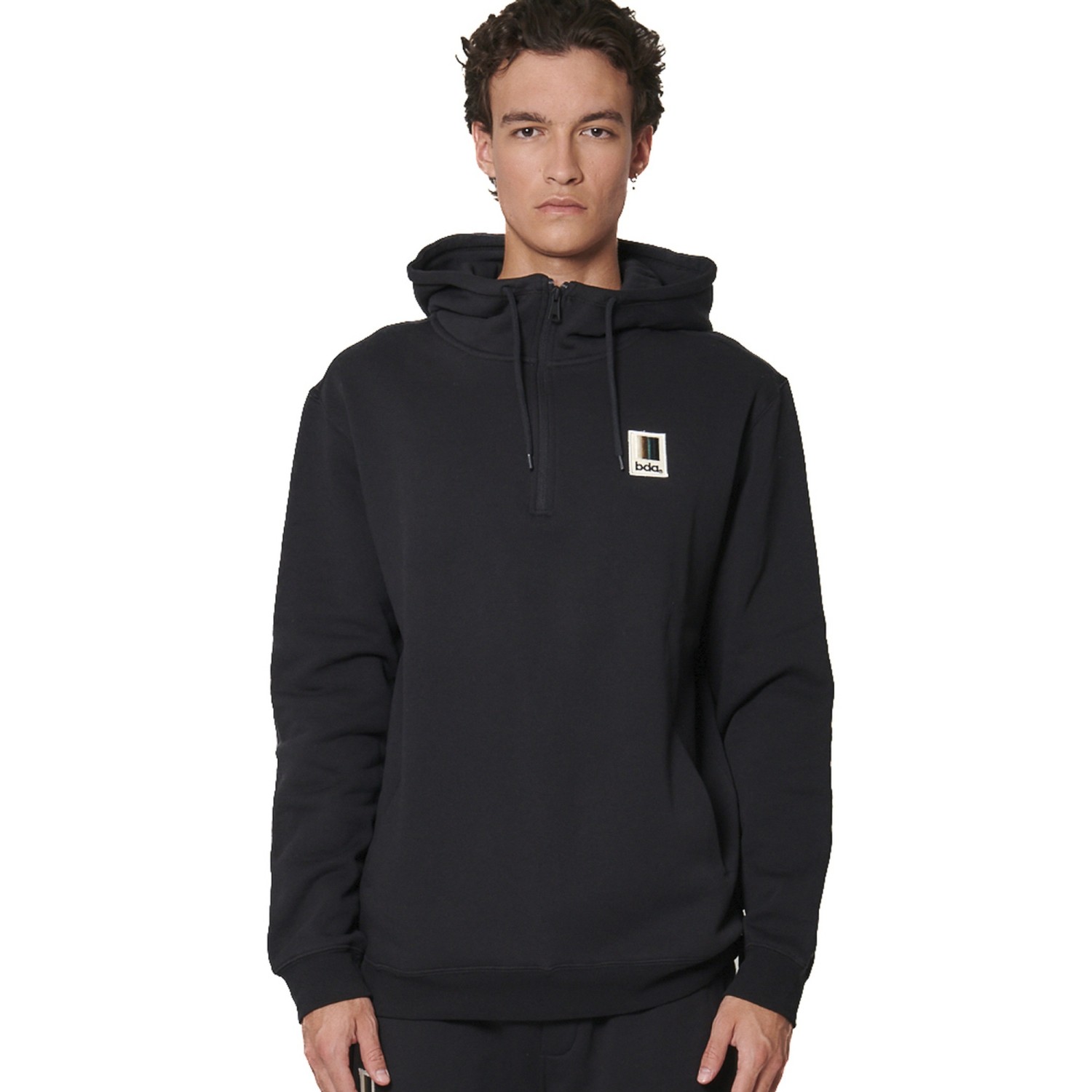 MEN'S HALF-ZIP HOODED SWEATSHIRT