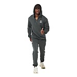 MEN'S HALF-ZIP HOODED SWEATSHIRT