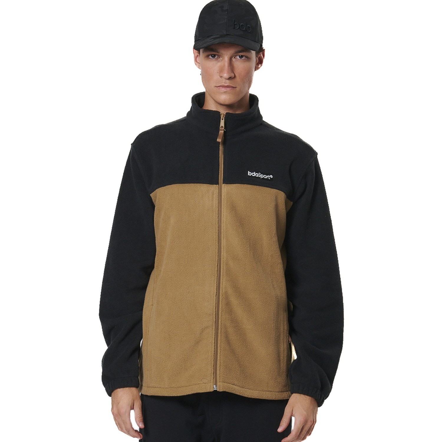 Unisex Ζακέτα Fleece με Φερμουάρ και Τσέπες BODY ACTION Unisex Ζακέτα Fleece με Φερμουάρ και Τσέπες BODY ACTION