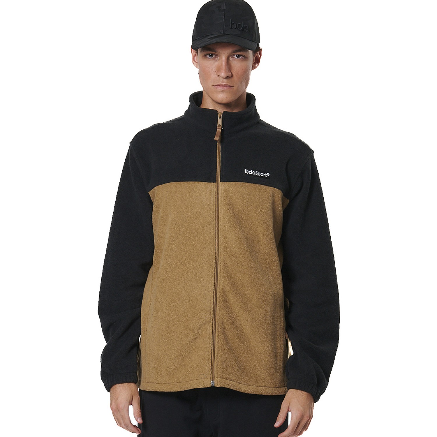 Unisex Ζακέτα Fleece με Φερμουάρ και Τσέπες BODY ACTION