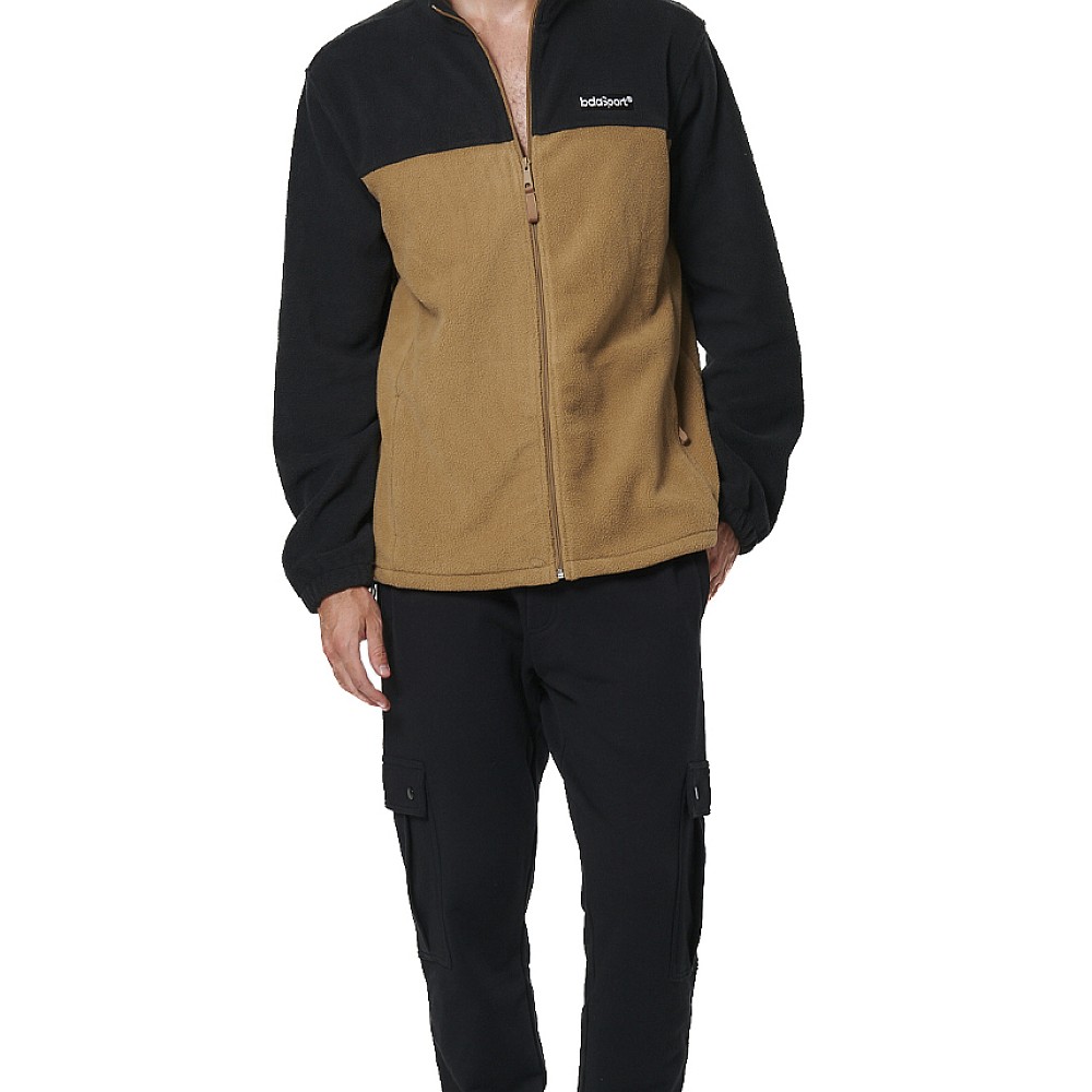 Unisex Ζακέτα Fleece με Φερμουάρ και Τσέπες BODY ACTION
