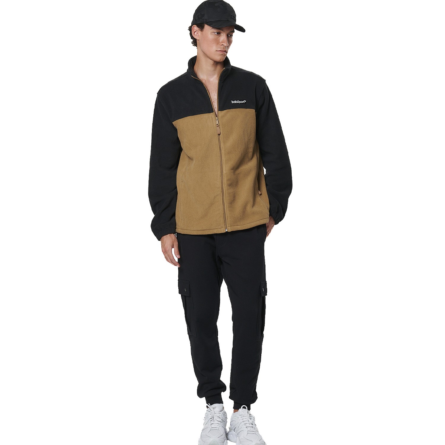 Unisex Ζακέτα Fleece με Φερμουάρ και Τσέπες BODY ACTION