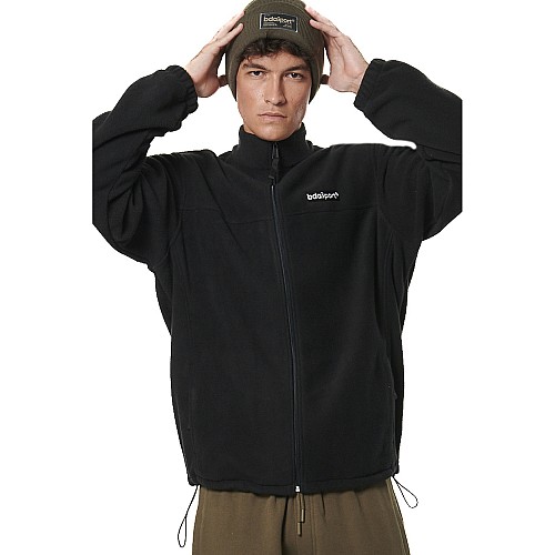 Unisex Ζακέτα Fleece με Φερμουάρ και Τσέπες BODY ACTION