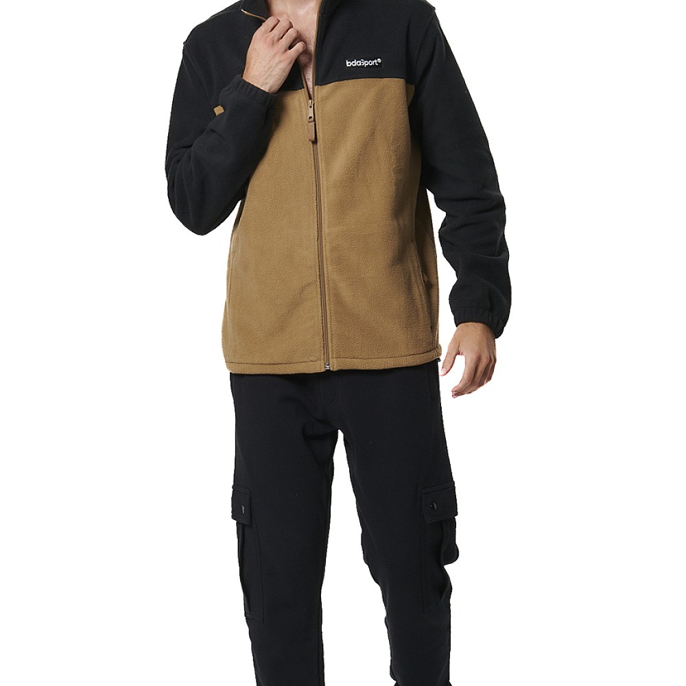 Unisex Ζακέτα Fleece με Φερμουάρ και Τσέπες BODY ACTION