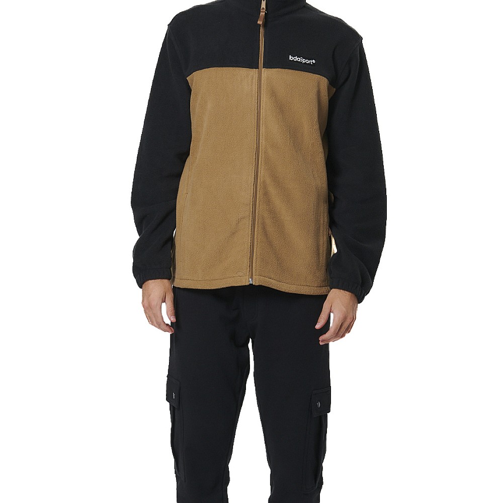 Unisex Ζακέτα Fleece με Φερμουάρ και Τσέπες BODY ACTION