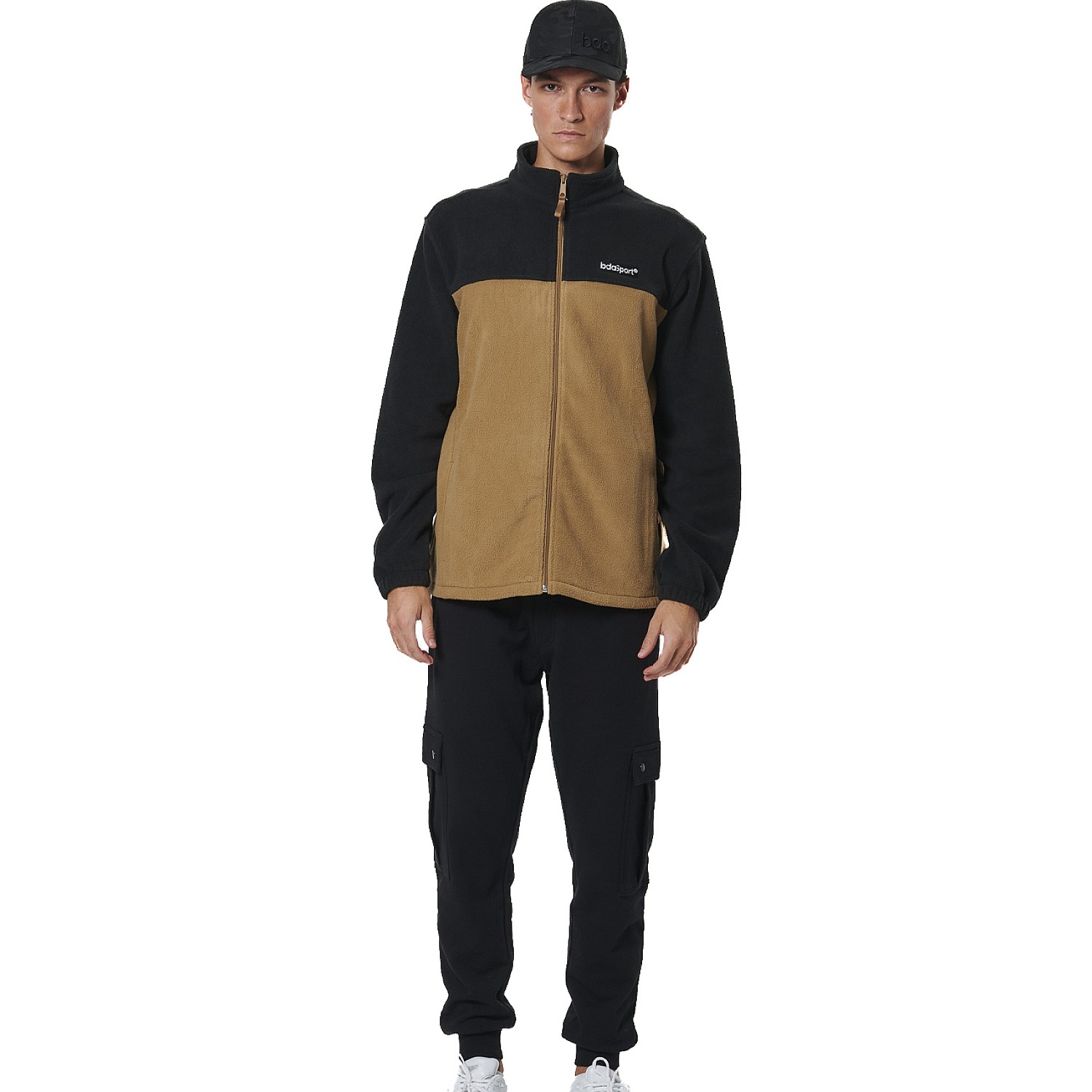 Unisex Ζακέτα Fleece με Φερμουάρ και Τσέπες BODY ACTION