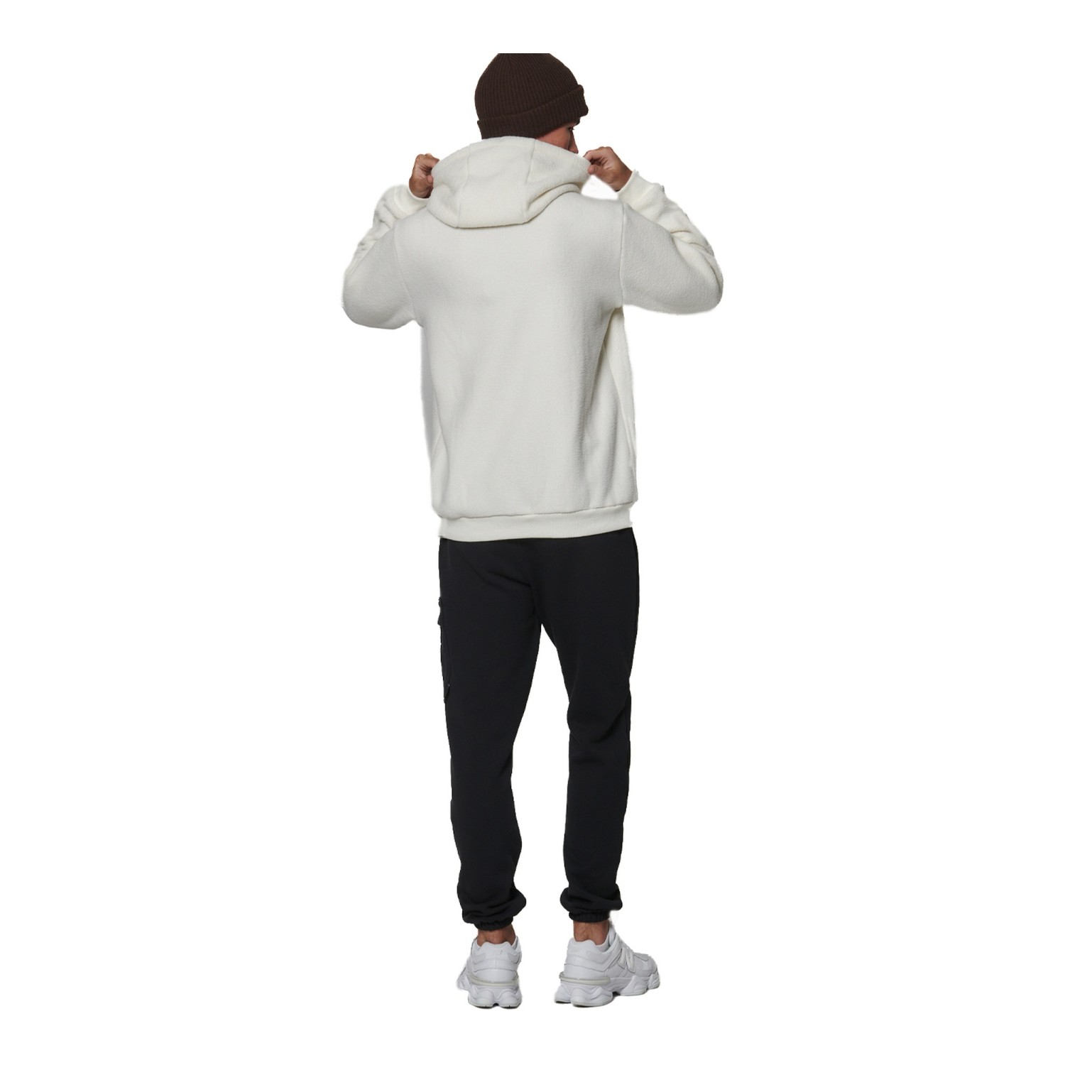 Unisex Φούτερ με Κουκούλα Sherpa Fleece BODY ACTION