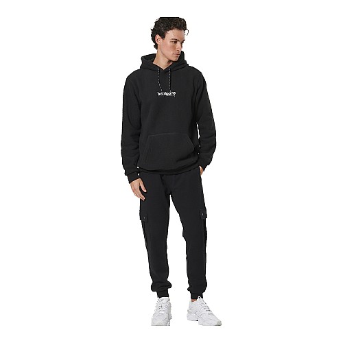 Unisex Φούτερ με Κουκούλα Sherpa Fleece BODY ACTION