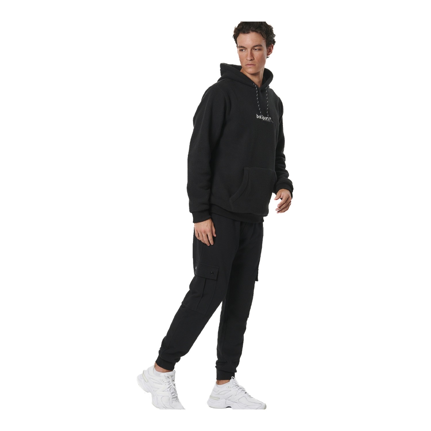 Unisex Φούτερ με Κουκούλα Sherpa Fleece BODY ACTION