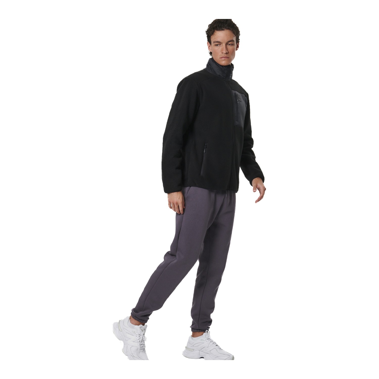 Unisex Ζακέτα Sherpa-Fleece με Φερμουάρ BODY ACTION