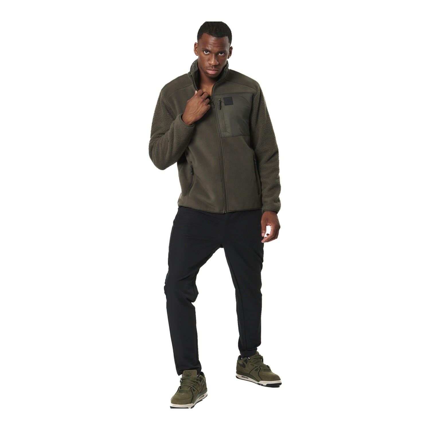 Unisex Ζακέτα Sherpa-Fleece με Φερμουάρ BODY ACTION