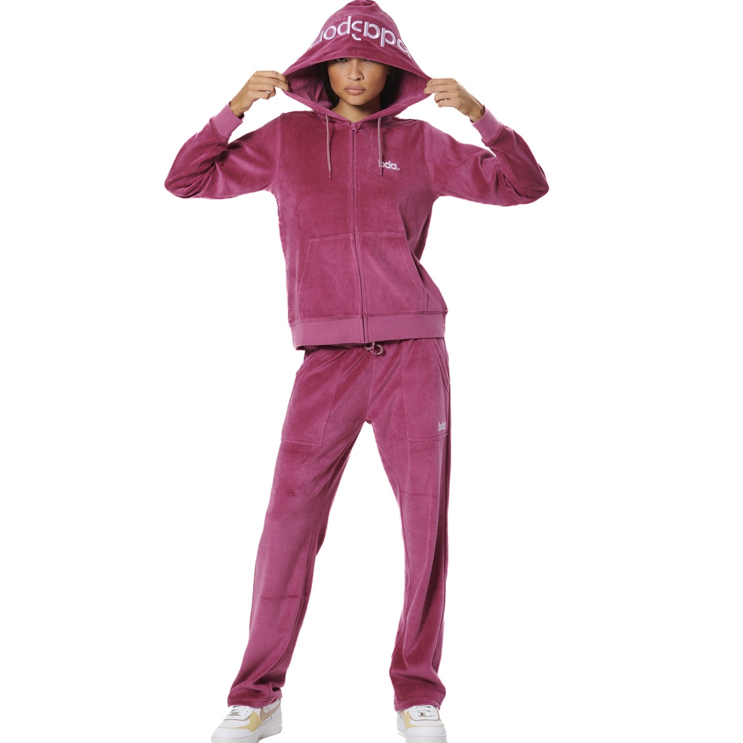 Unisex Παντελόνι Φόρμας Velour BODY ACTION