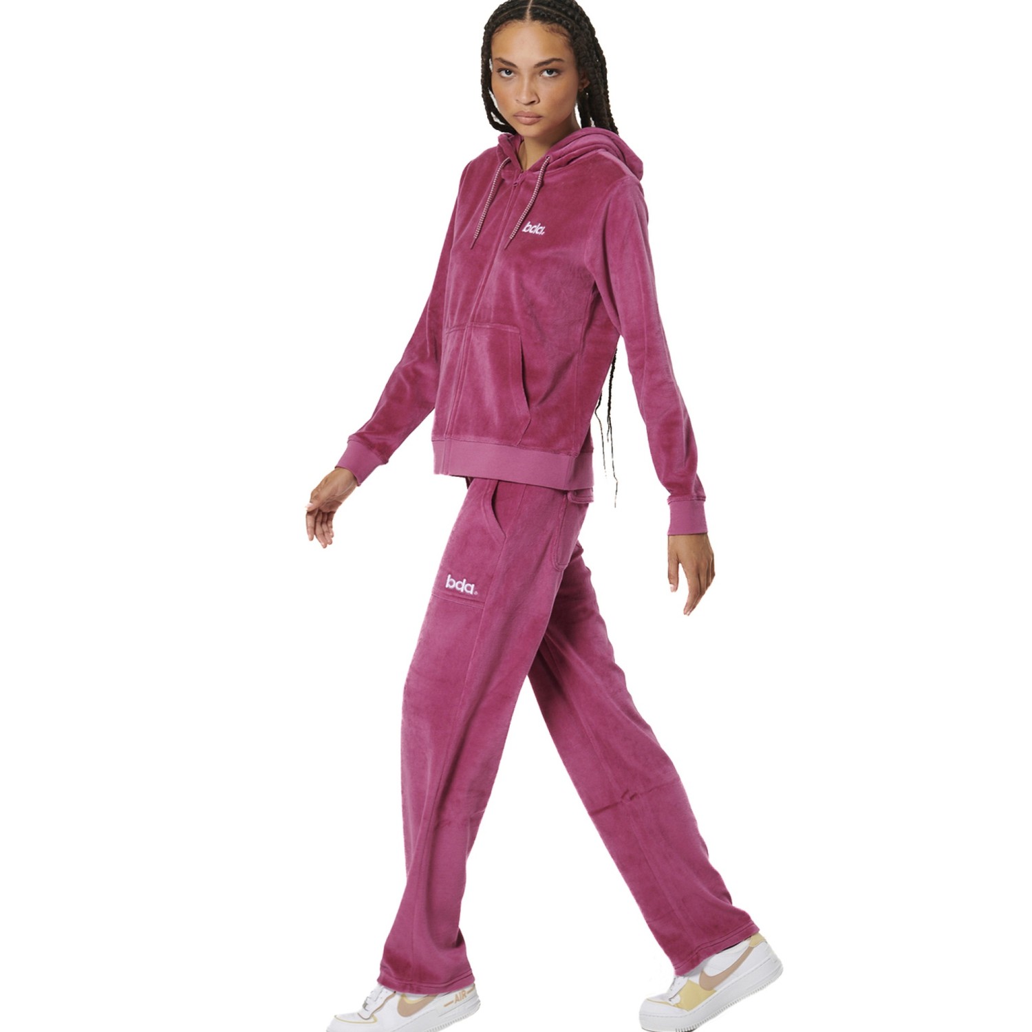 Unisex Παντελόνι Φόρμας Velour BODY ACTION